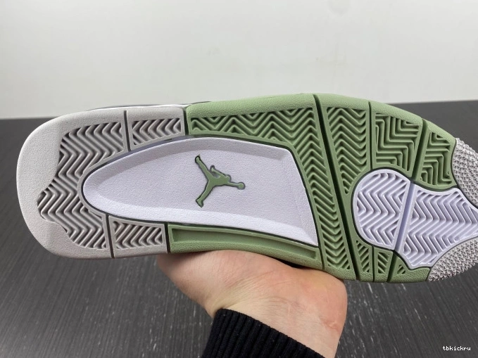 Reps TBkick AQ9129-103 WMNS Seafoam Jordan Air 4 0701